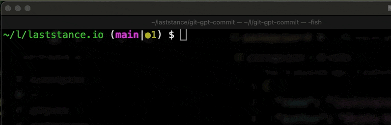 Preview of git-gpt-commit